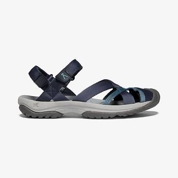 KEEN Kira Strap - Tmavomodre Sandale Damske, KEEN438